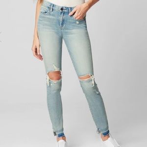 Size 26; Blank NYC “The Bond” Distressed Jean